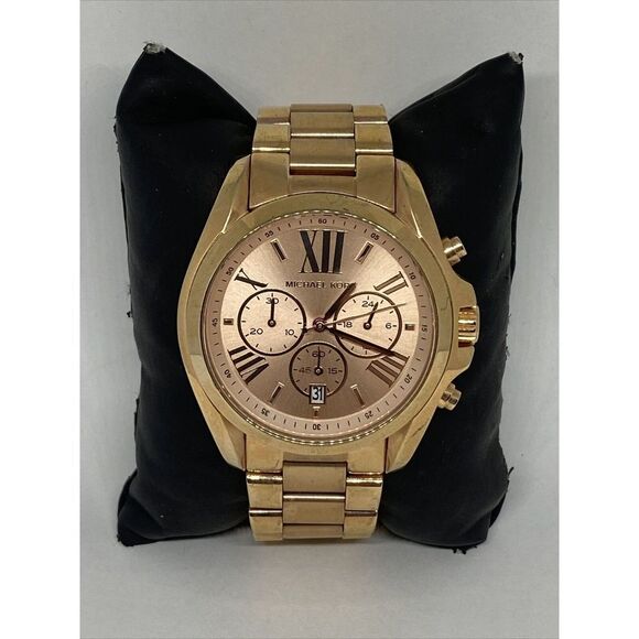 Michael Kors Bradshaw MK5503 Women Stainless Steel Analog Dial Wrist Watch MP109 - Picture 3 of 12